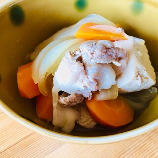 あまり野菜で☆豚肉と豆腐の煮物
